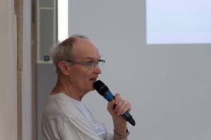 Pierre Haydont présente une conférence lors de la nuit des étoiles 2017 à la colline de Sion