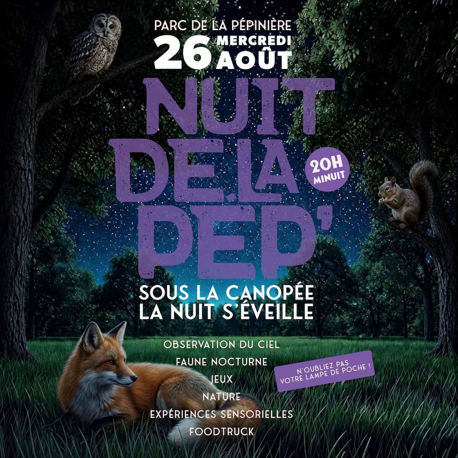 Affiche Nuit de la Pep' 2026